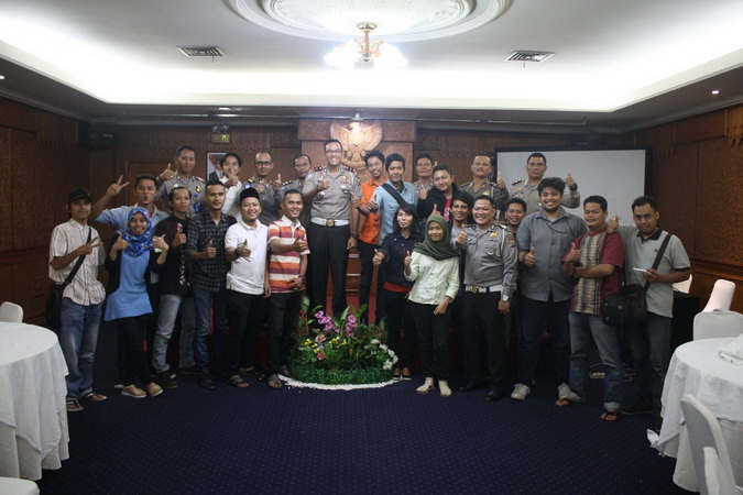 Pererat Silaturahmi, Sat Lantas Pekanbaru Buka Puasa Bareng Wartawan
